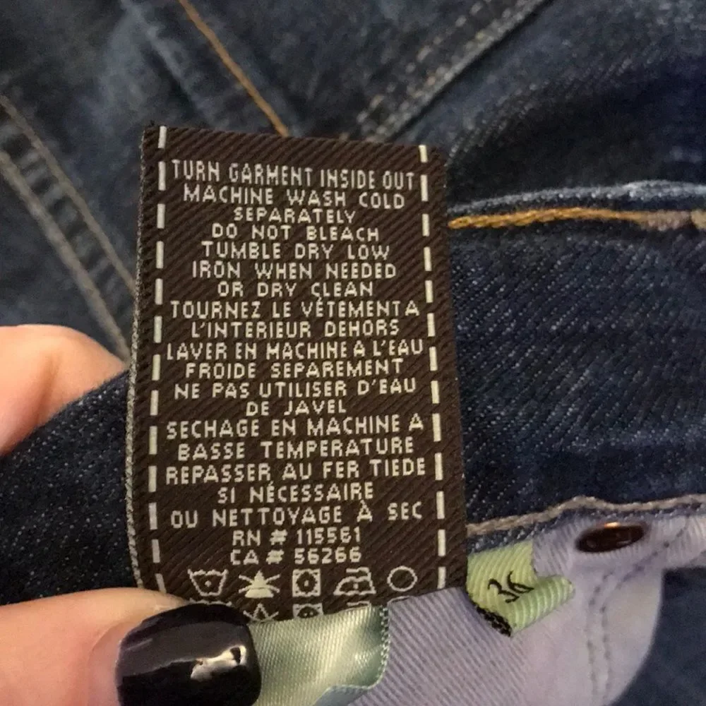 7 For All Mankind dark wash